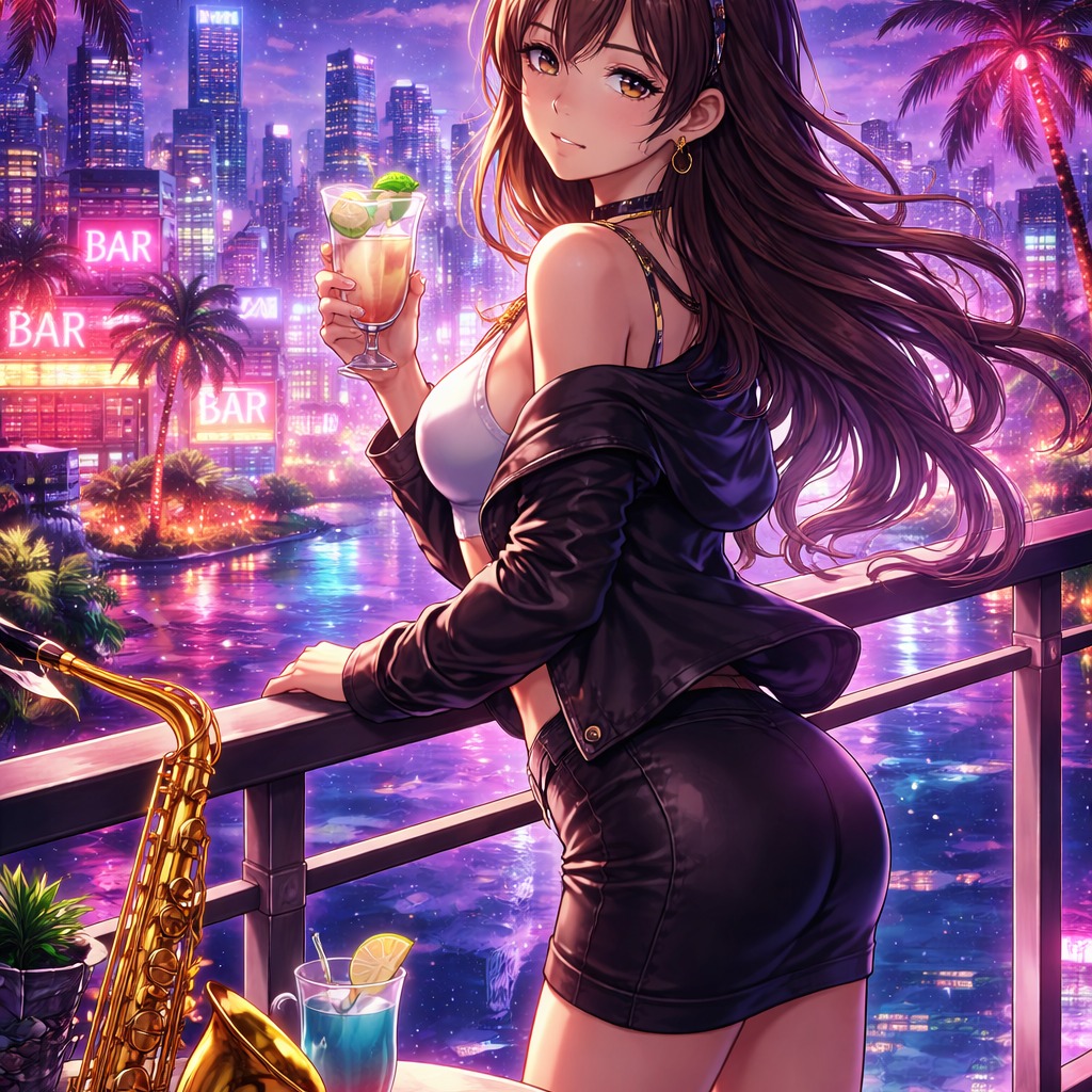 Neon Breeze artwork