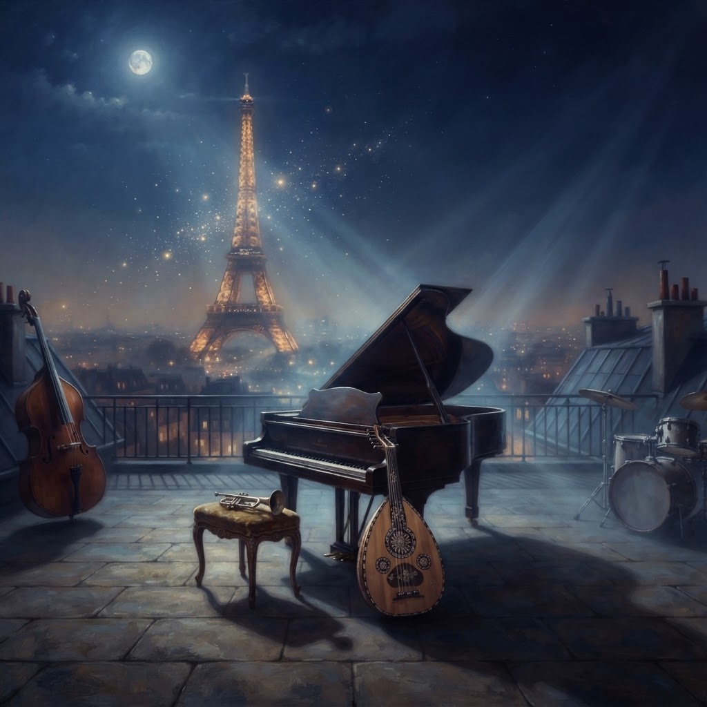 Walking Paris artwork