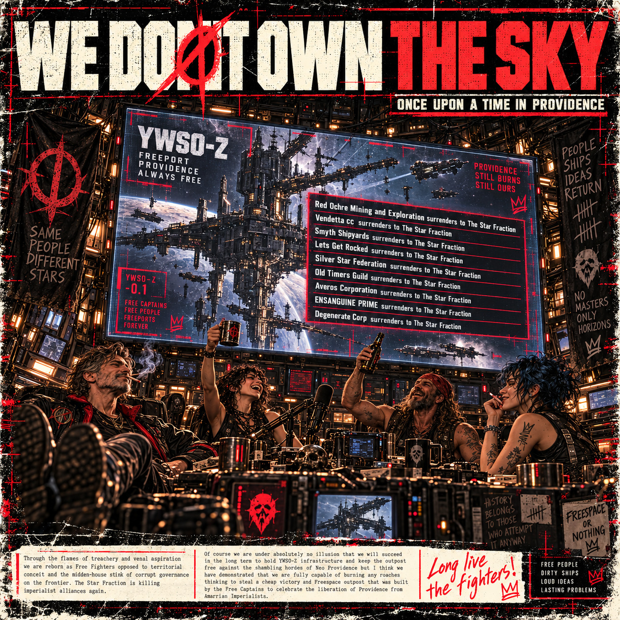 WE DONT OWN THE SKY artwork