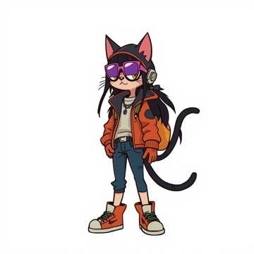 Image for HipHop Cat Girl