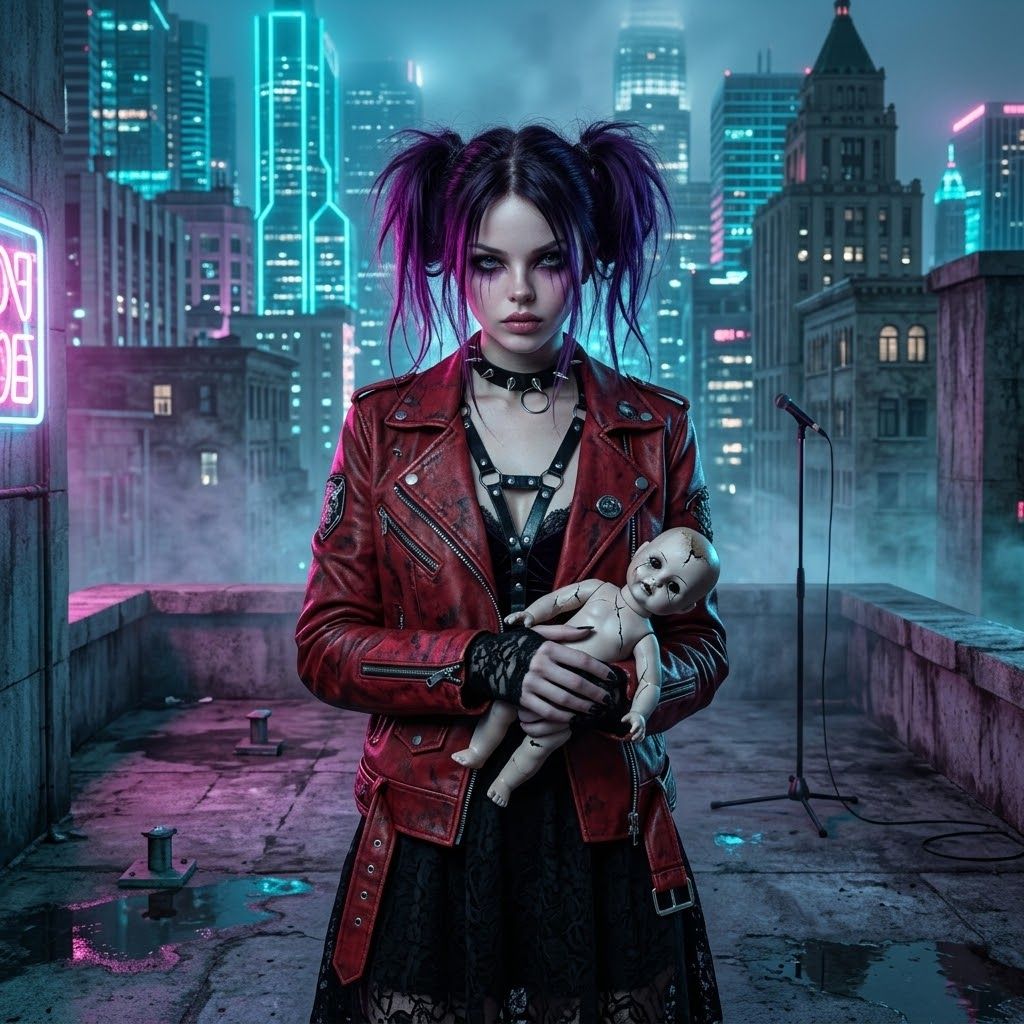 Porcelain Panic - Lace & Leather artwork