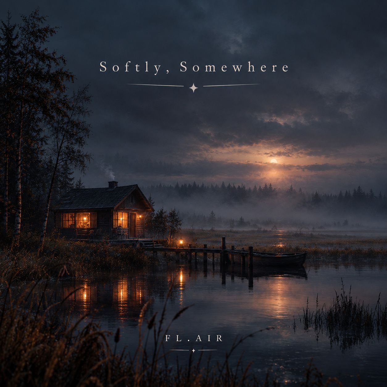 Softly, Somewhere artwork
