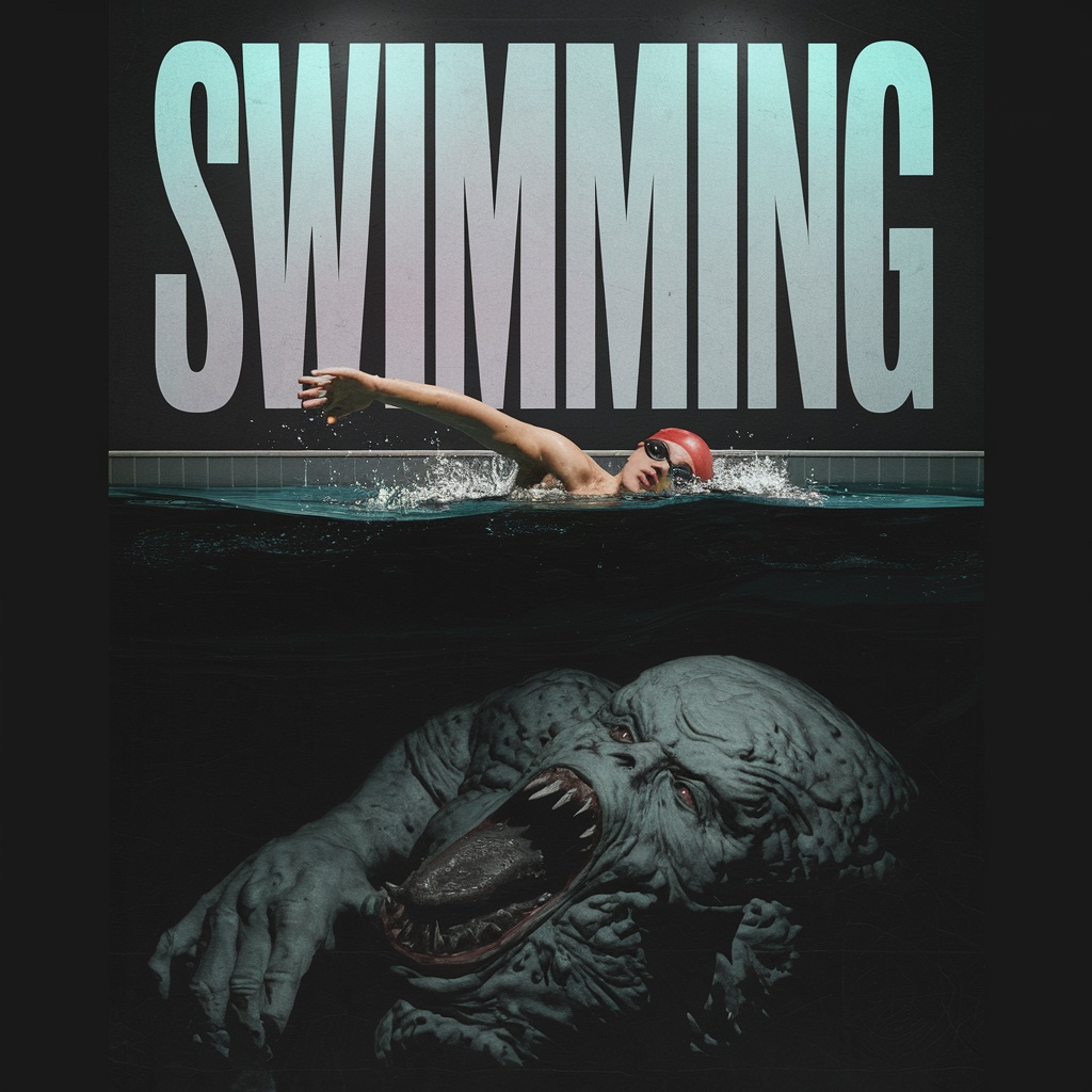Swimming artwork