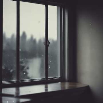 watching the rain artwork
