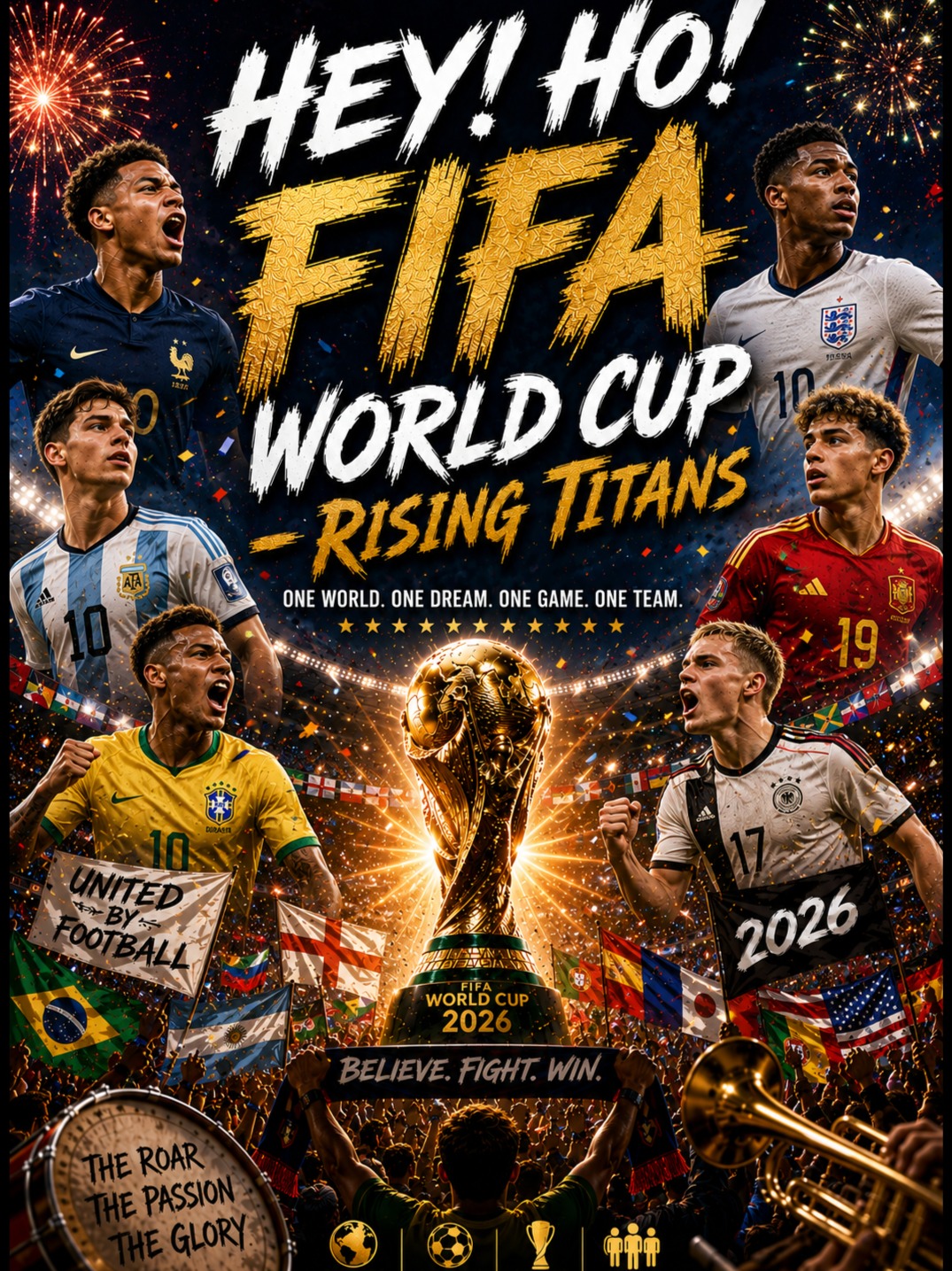 HEY! HO! FIFA WORLD CUP  Vol. 2: Rising Titans artwork