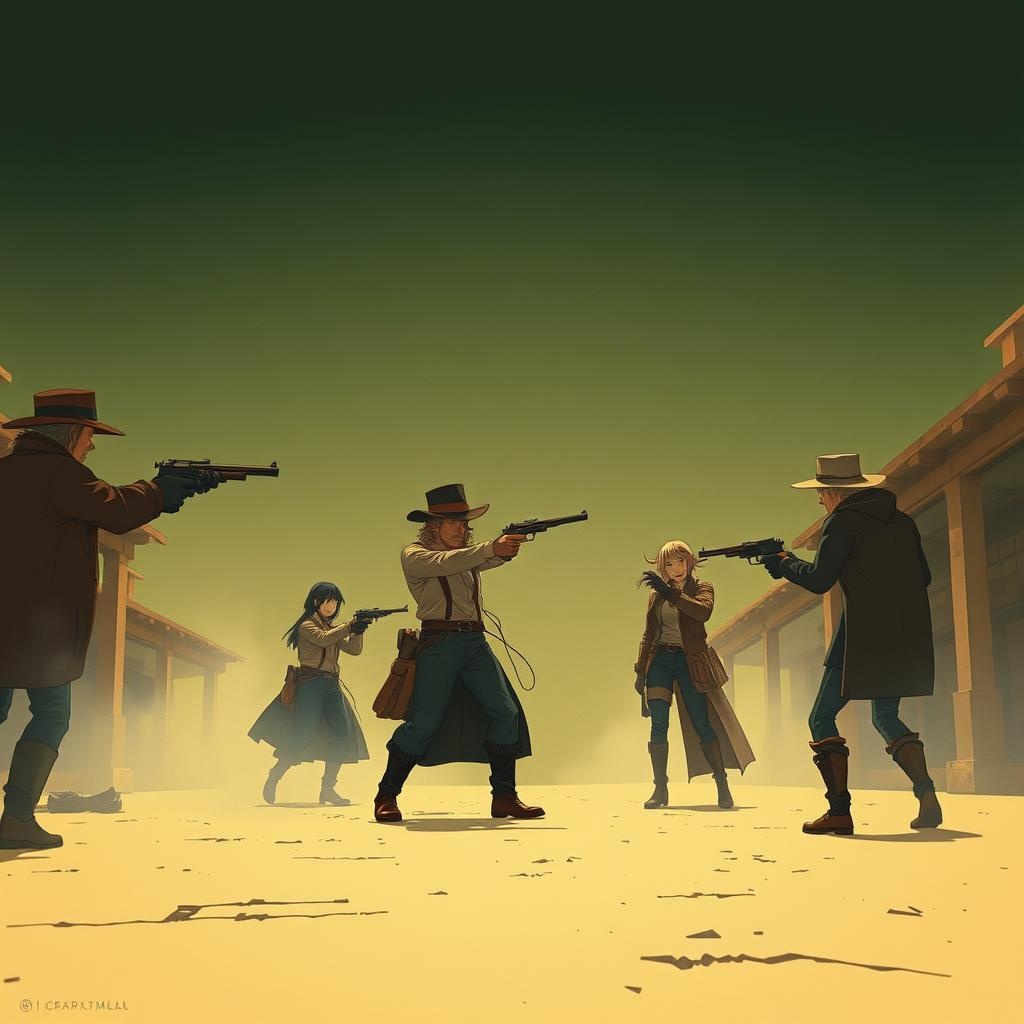 Sunset Showdown artwork
