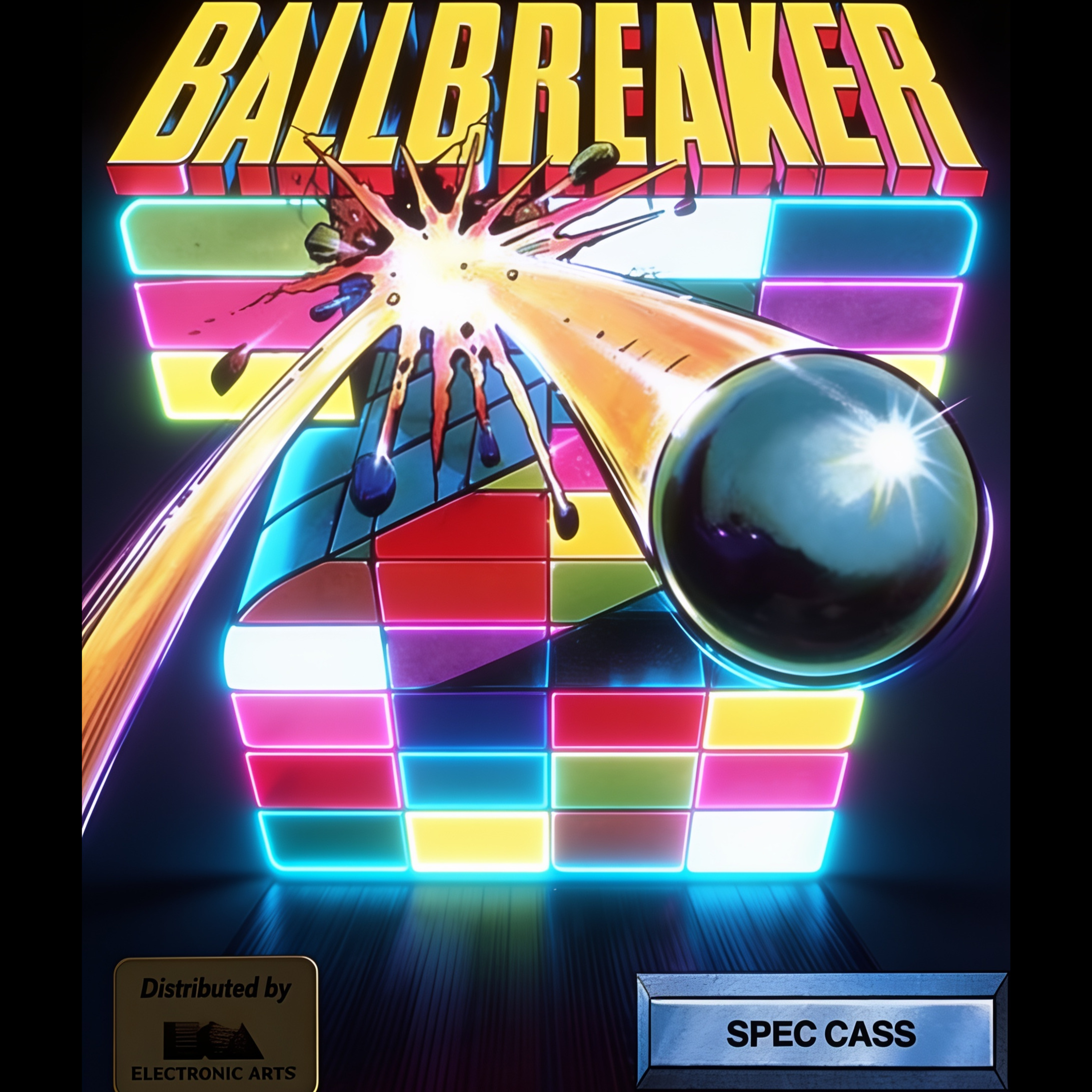 Ballbreaker 2 (ZX Spectrum game cover, version 2) artwork