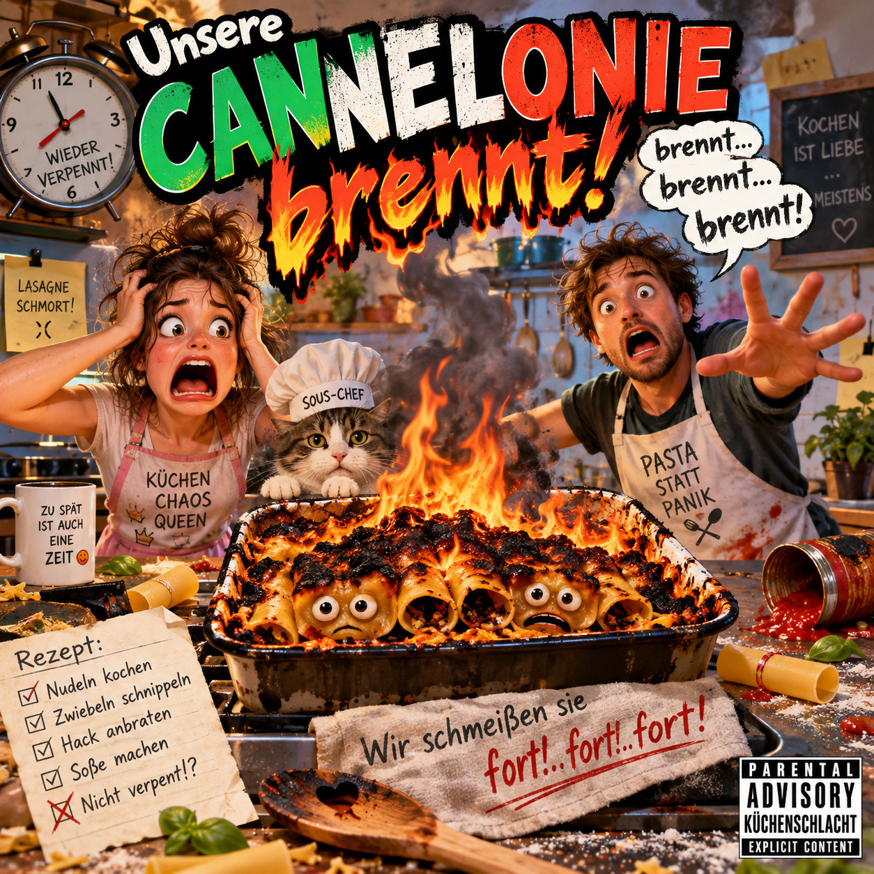 Unsere Cannelonie brennt! Rimionship Songbattle 2026:  Spaßsong artwork