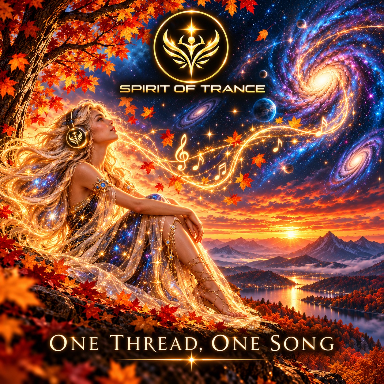 One Thread, One Song (Female Vocal Cosmic Goa Psytrance Mix) - Spotify Teaser artwork