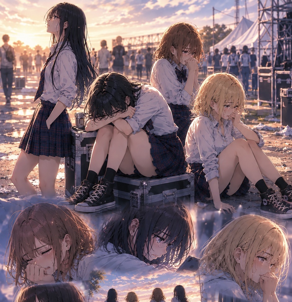 残影 / Blue Riot artwork