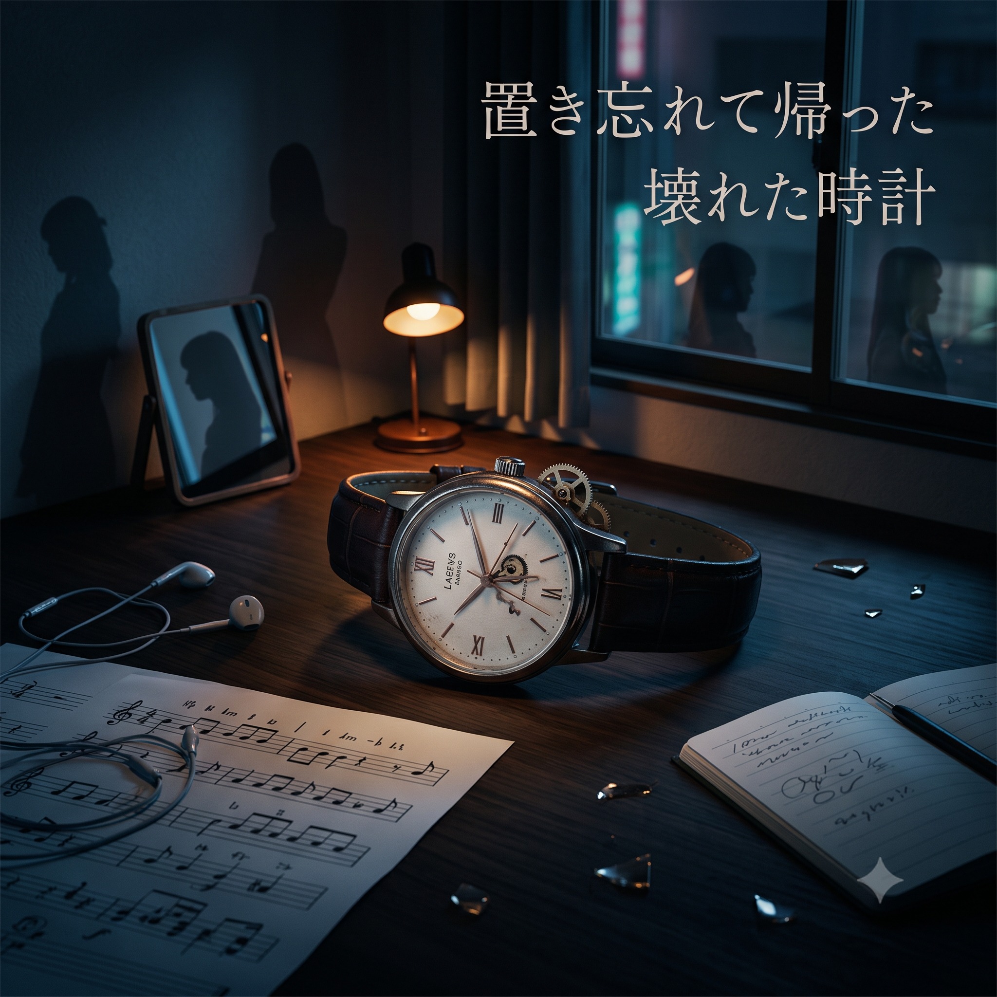 置き忘れて帰った壊れた時計 artwork