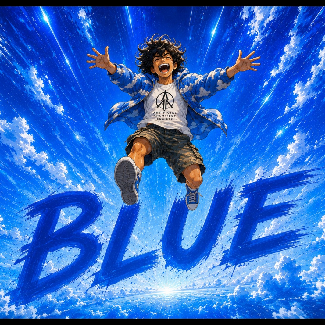 BLUE (vintage 4.5 throwback) artwork
