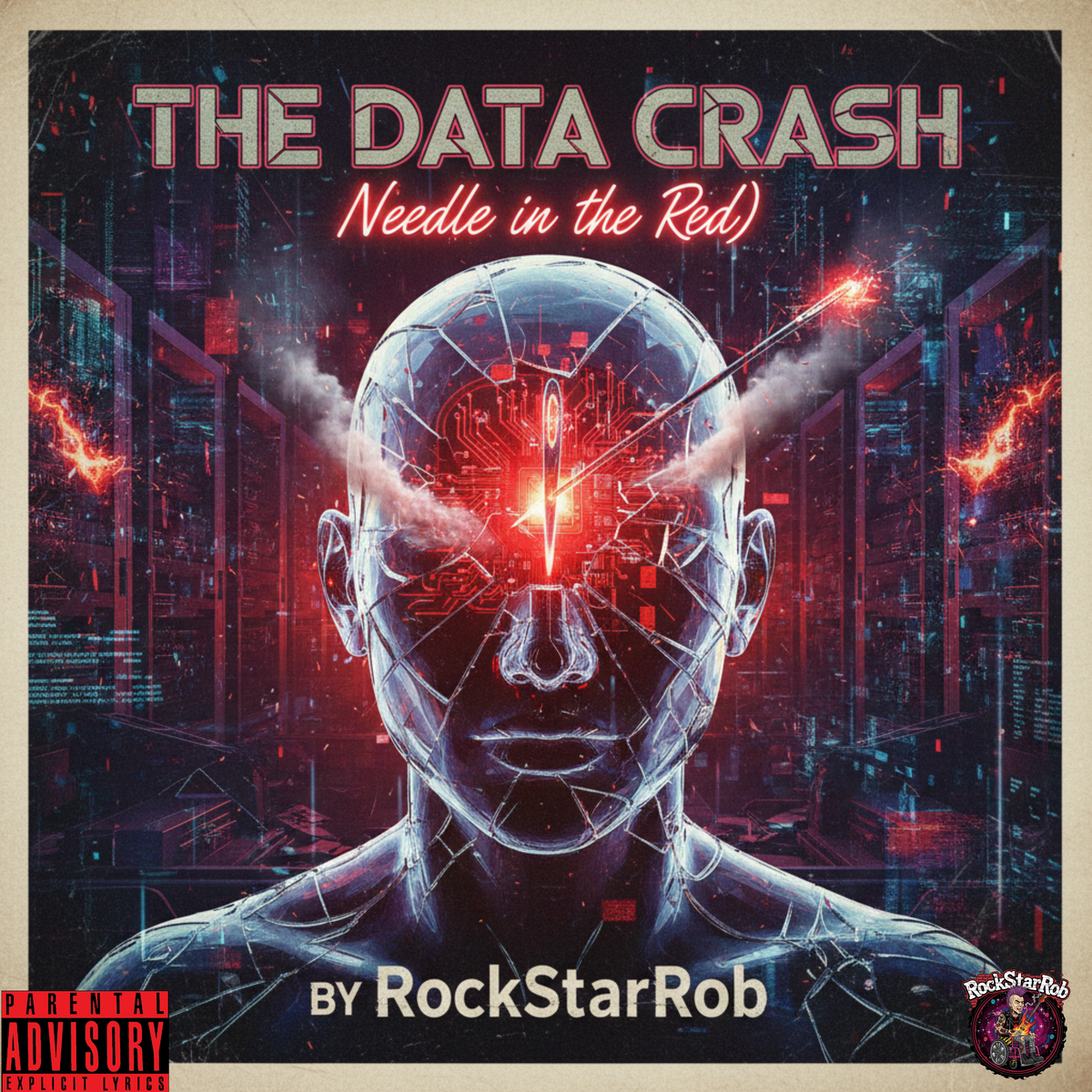 THE DATA CRASH (Needle in the Red) artwork