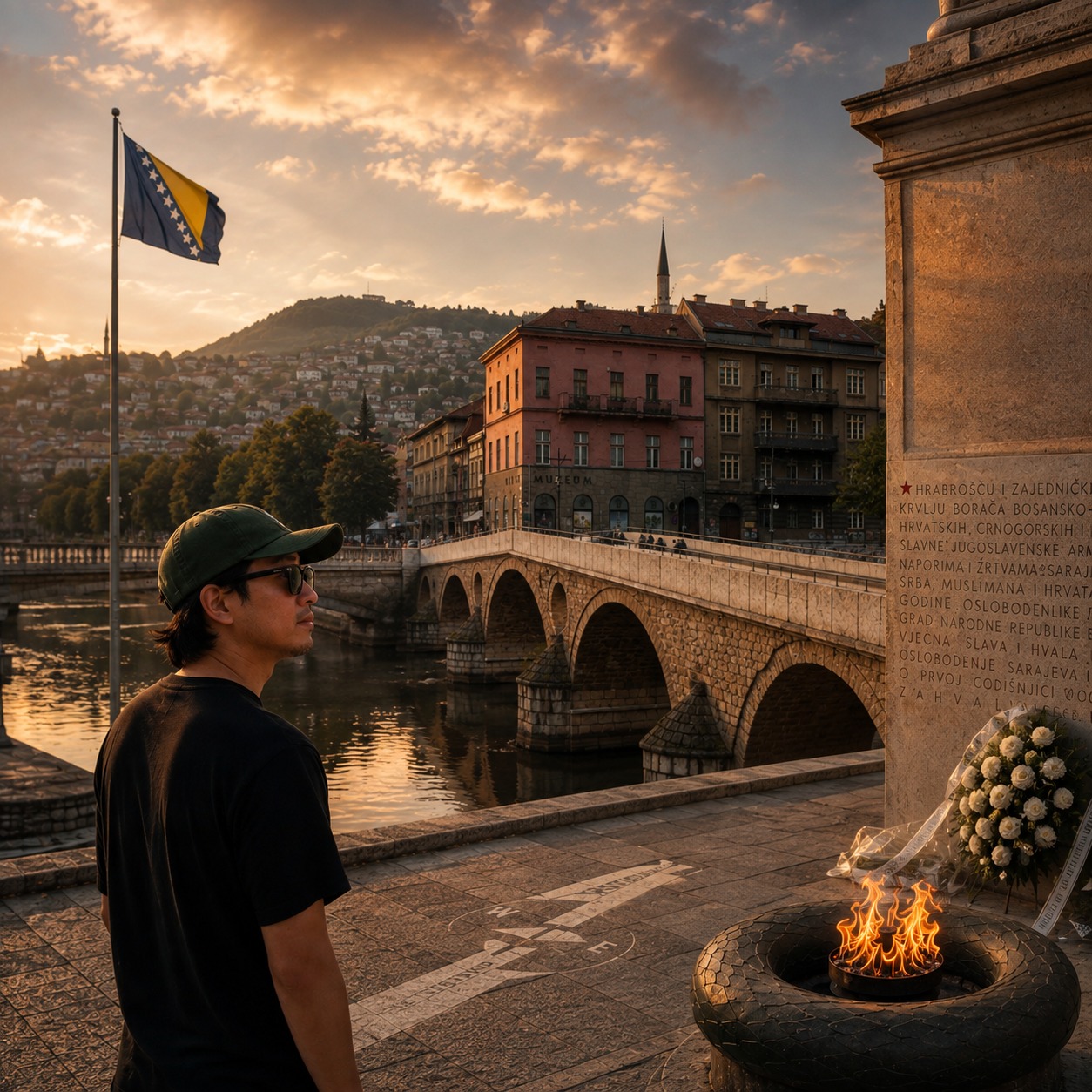 The Flame of Sarajevo artwork