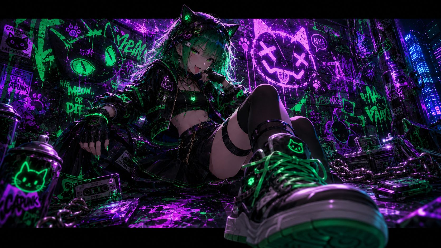 . Reinya Kurose — Catpunk Crown2 artwork