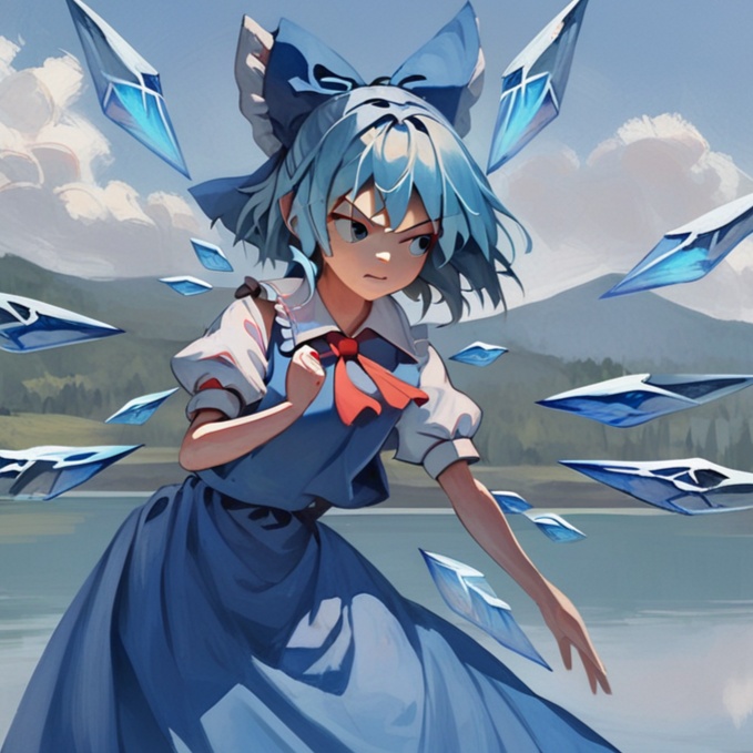 The strongest Fairy (Touhou Project) artwork