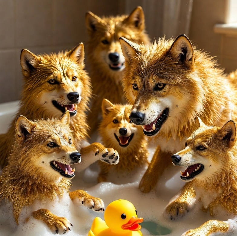 Image for The Loofa'Nite, Celestial Bath Tub Guardians!