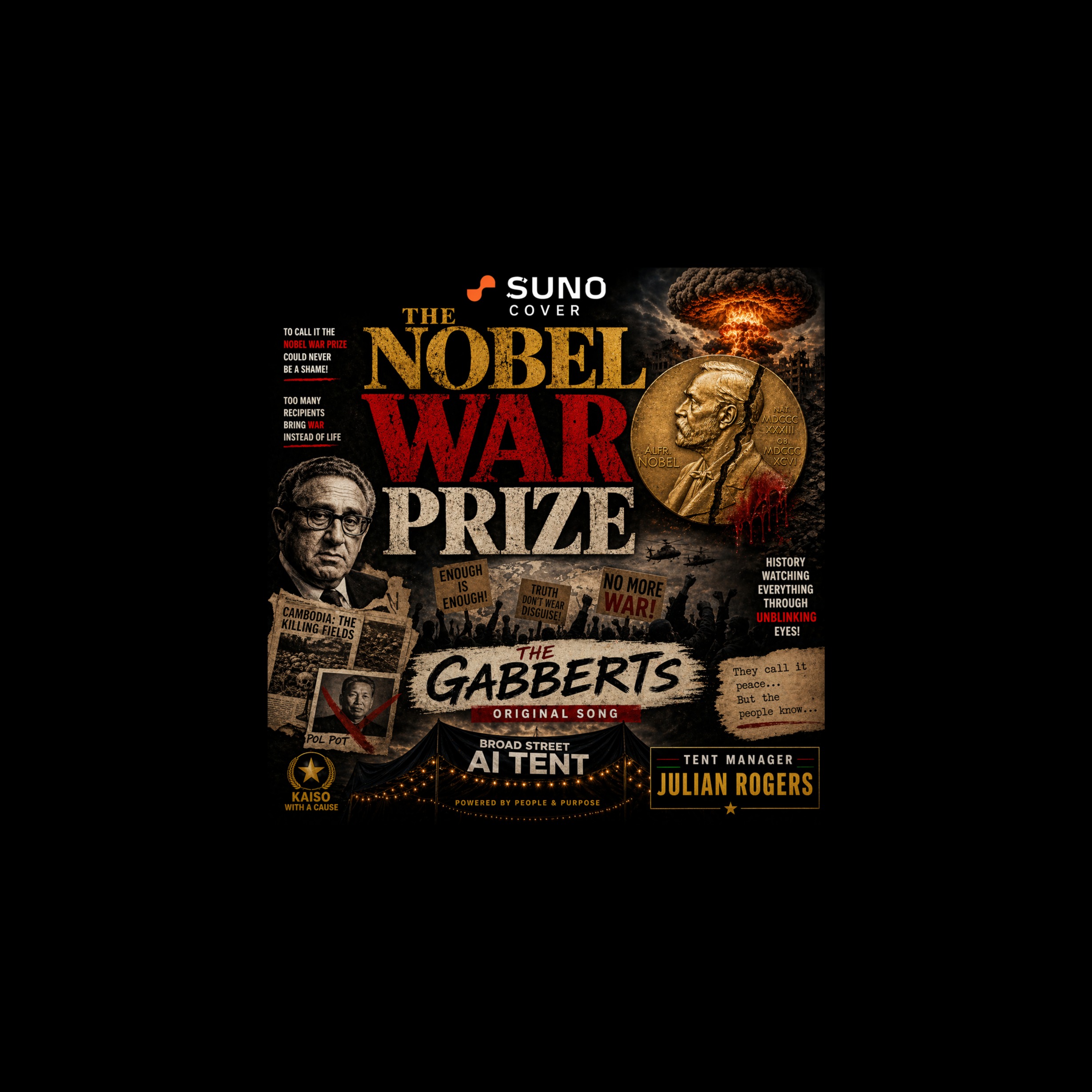 THE NOBEL WAR PRIZE - GABBERTS artwork