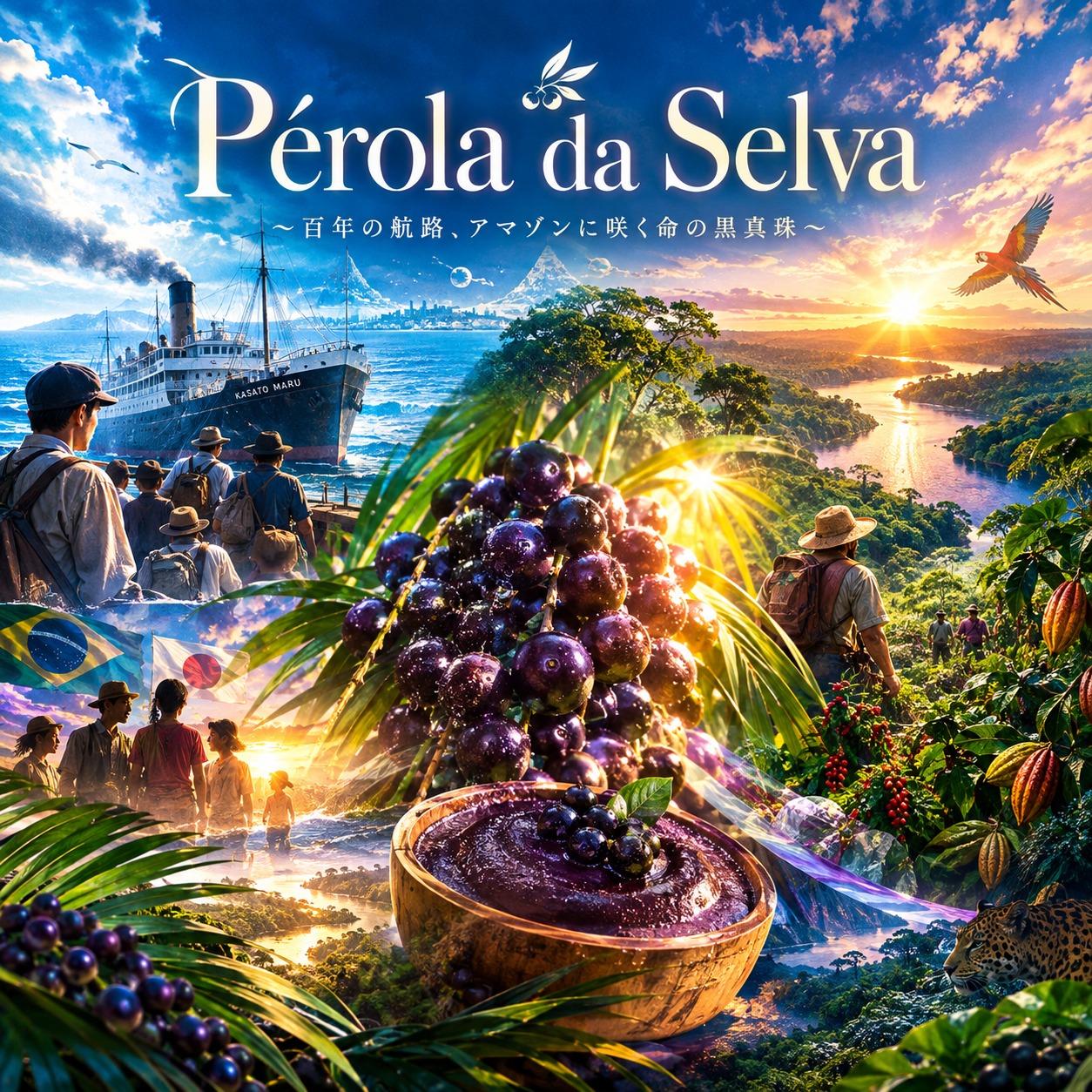 Pérola da Selva ～百年の航路、アマゾンに咲く命の黒真珠～ artwork