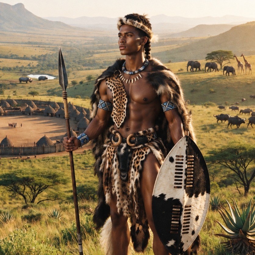 🇿🇦 Kwa-Bulawayo 🇿🇼 (Mzilikazi's Mix)🦒🦛🐘🦏🐂 artwork
