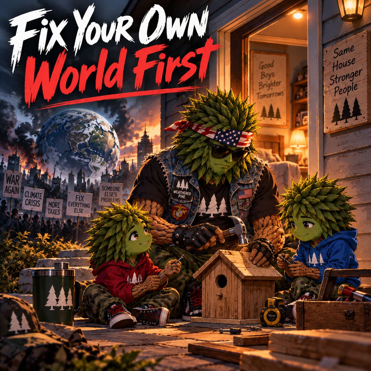 Fix Your Own World First artwork