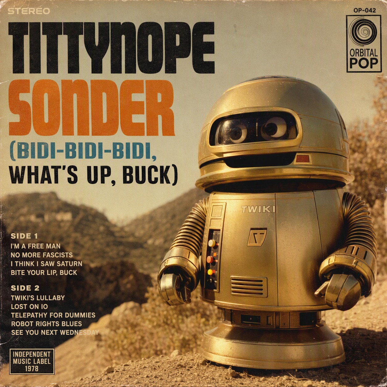 Tittynope Sonder (Bidi-bidi-bidi, what's up, Buck) artwork
