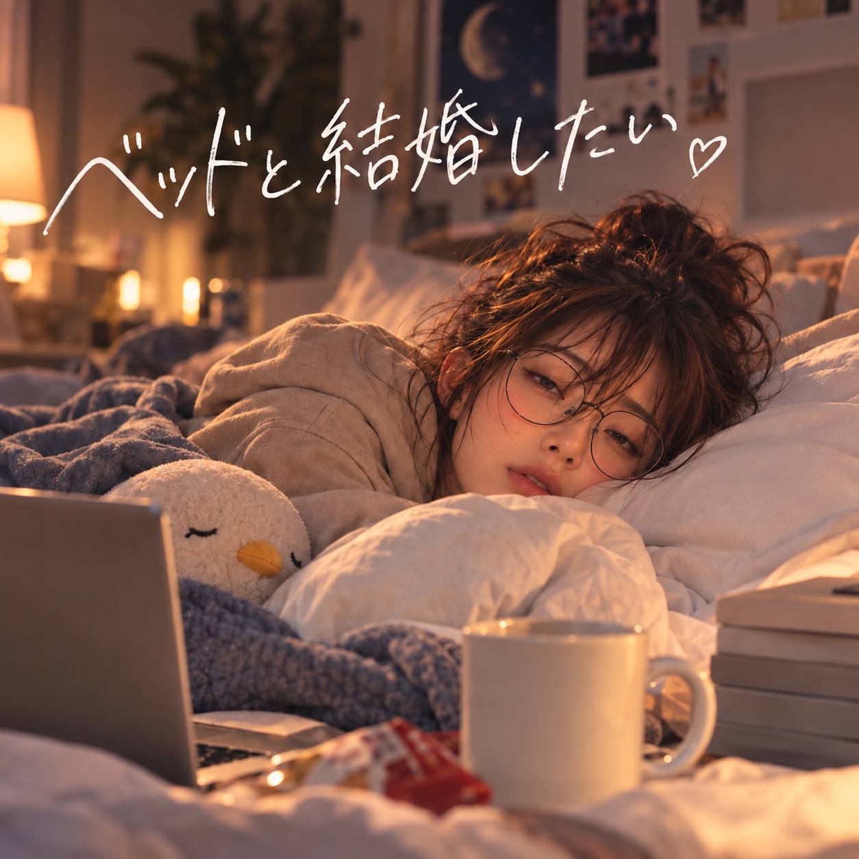 ベッドと結婚したい artwork