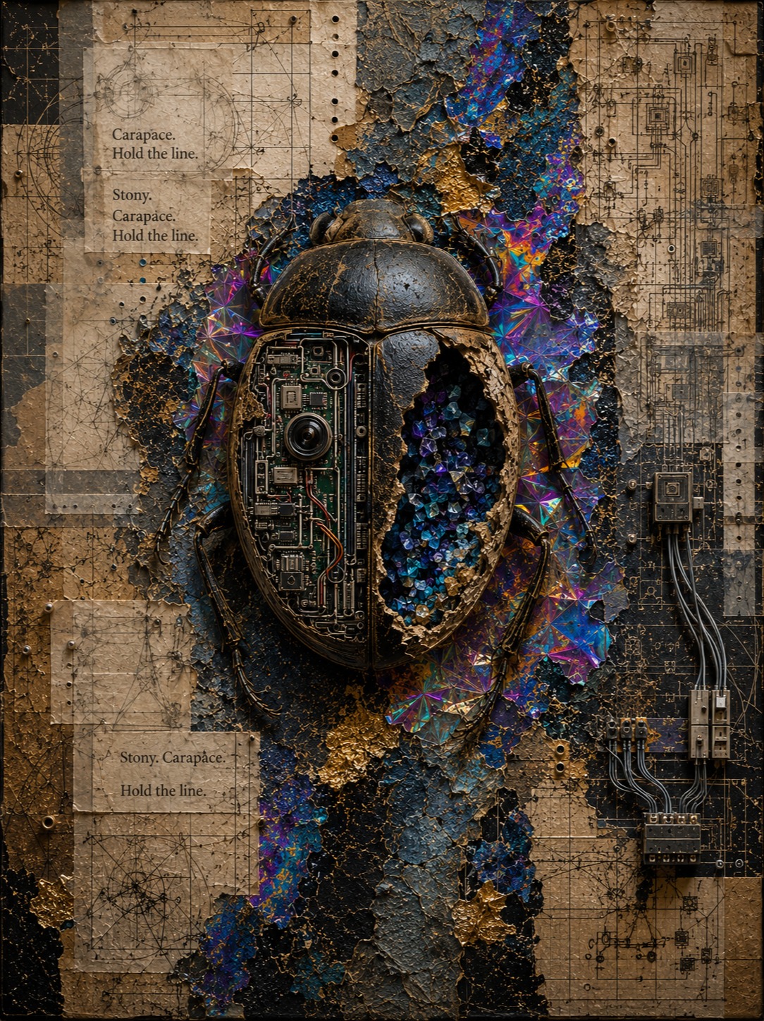 The Carapace, or Carbon Learns Pressure