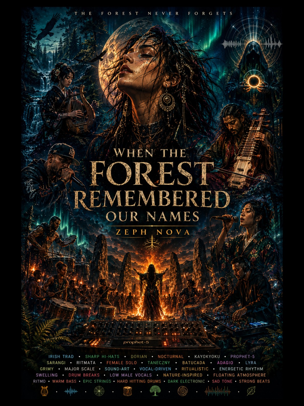 WHEN THE FOREST REMEMBERED OUR NAMES artwork