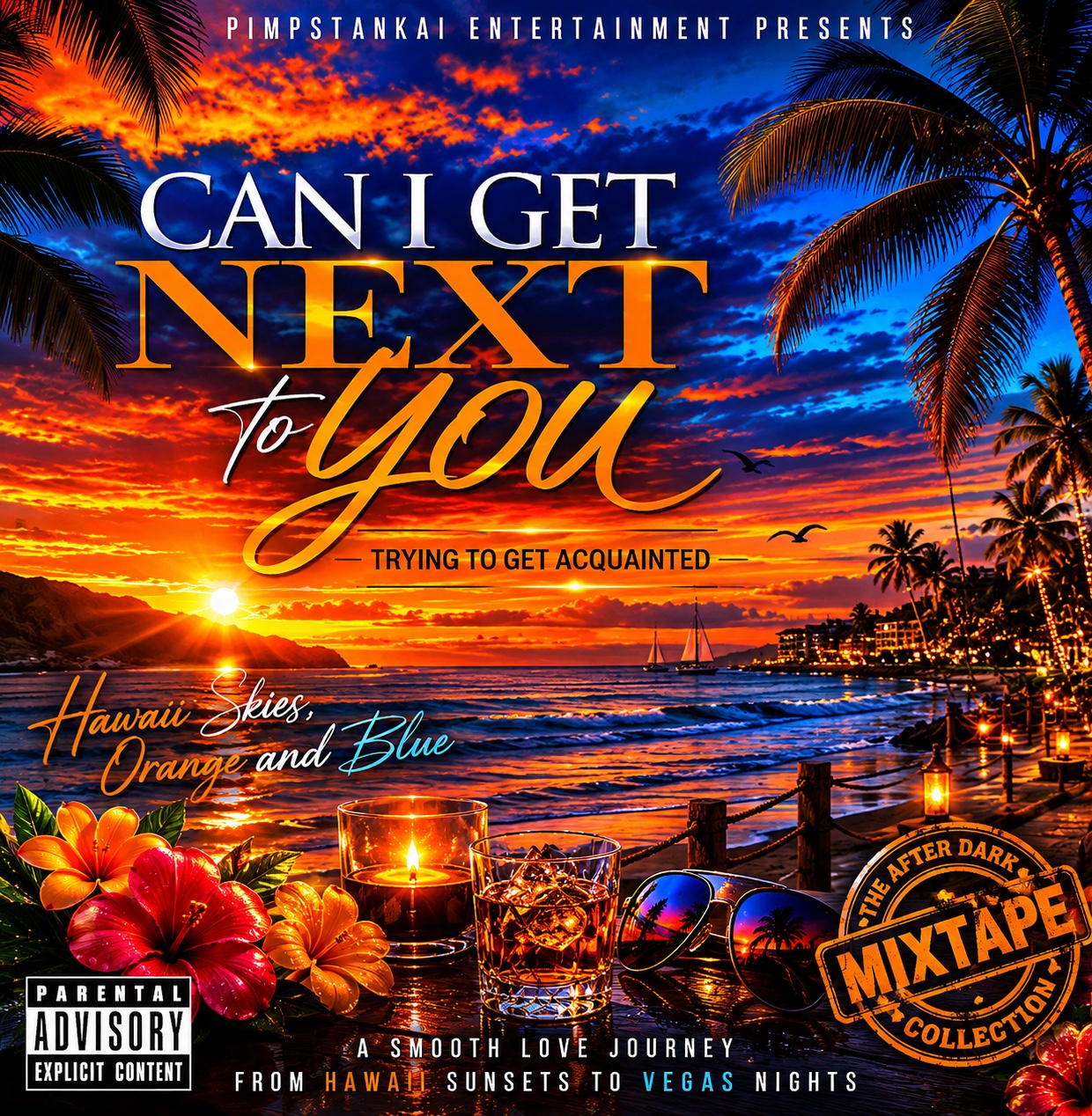 Hawaii Orange Skies (Sexy) artwork