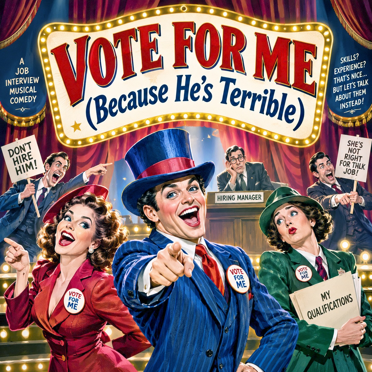 Vote for Me (Because He’s Terrible) artwork