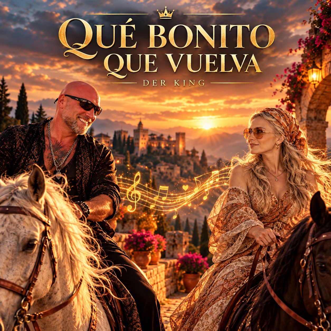 QUÉ BONITO QUE VUELVA artwork