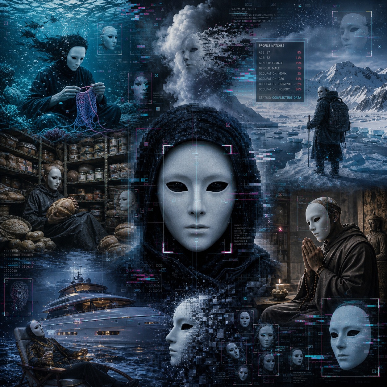 The Many Faces of Me artwork