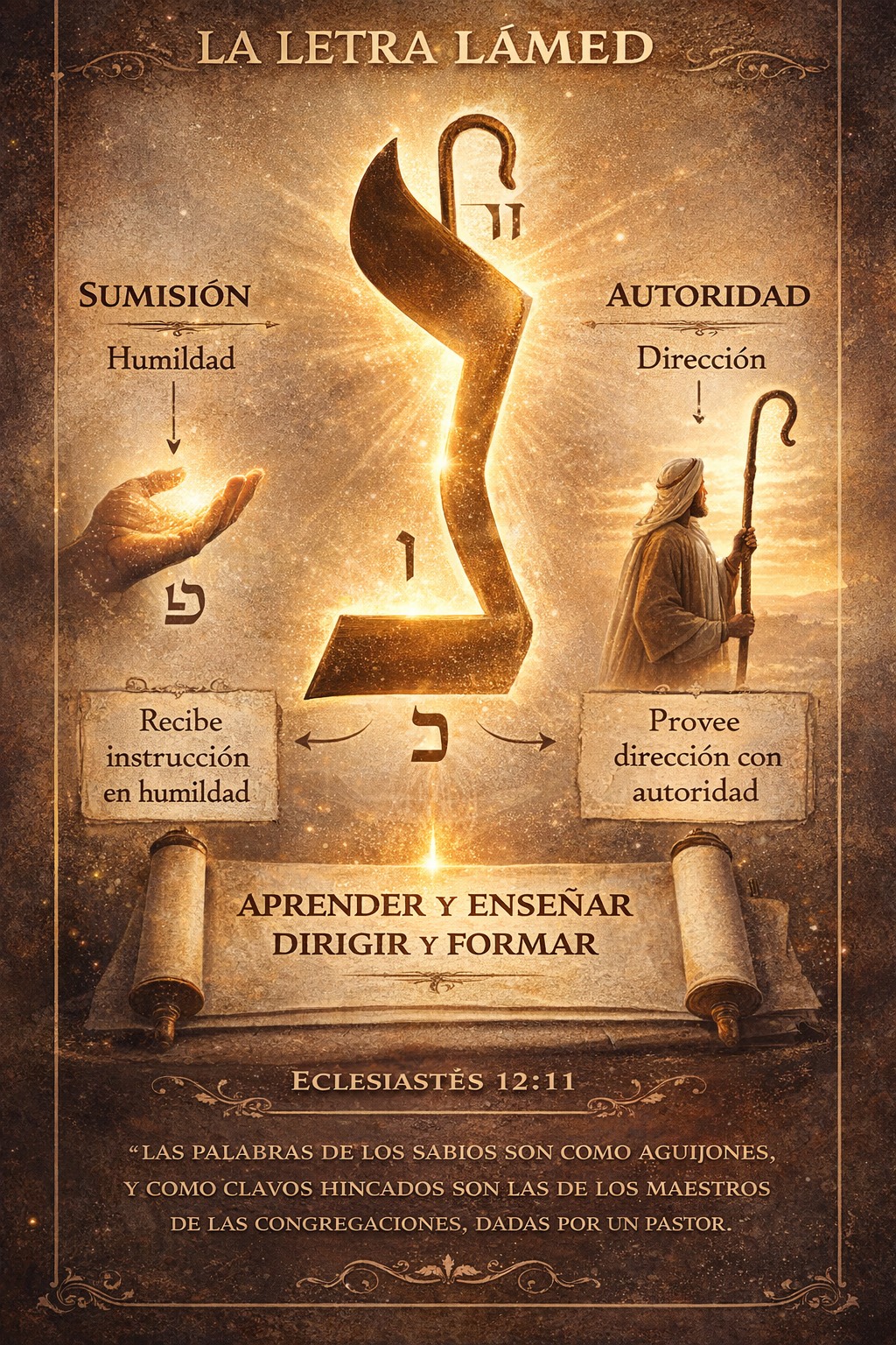 Lamed aguijón del pastor artwork