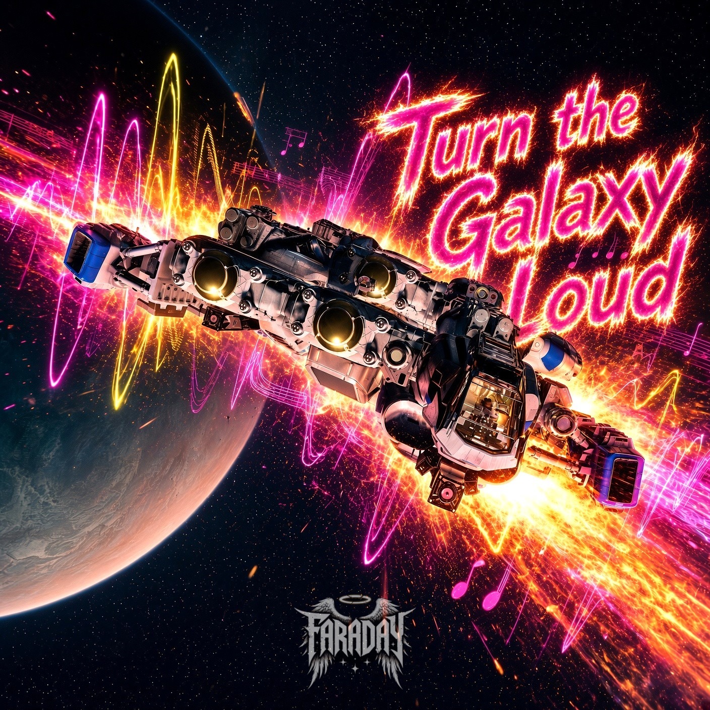 Turn the Galaxy Loud artwork