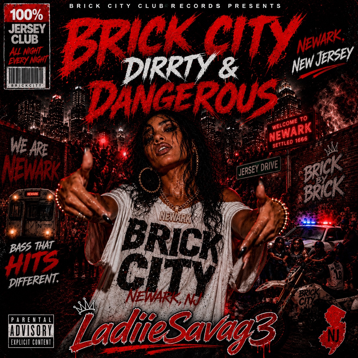 “Brick City” — LadiieSavage artwork