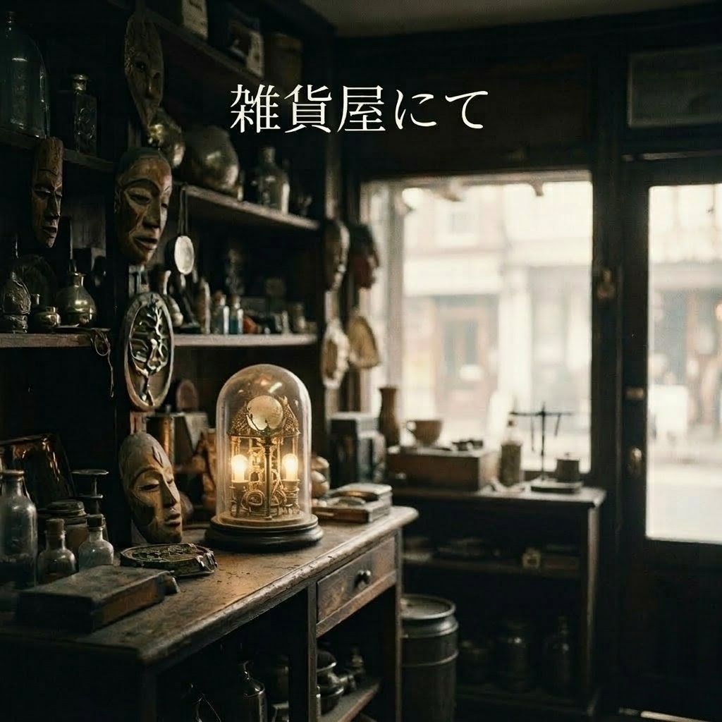 雑貨屋にて artwork