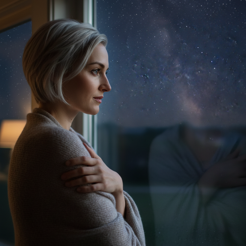 The girl at the window ~ Bisectris ~ (c) 2018-10-15 artwork