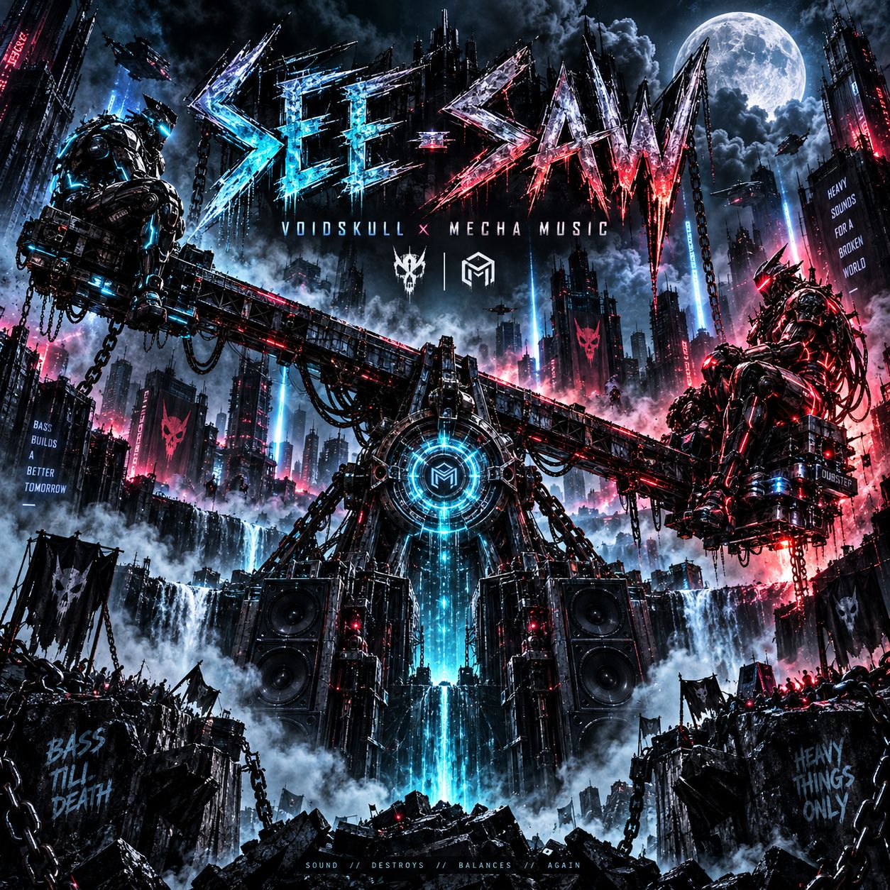 SEE-SAW // BREAK THE LEVER // VoidSkull x Mecha Music artwork