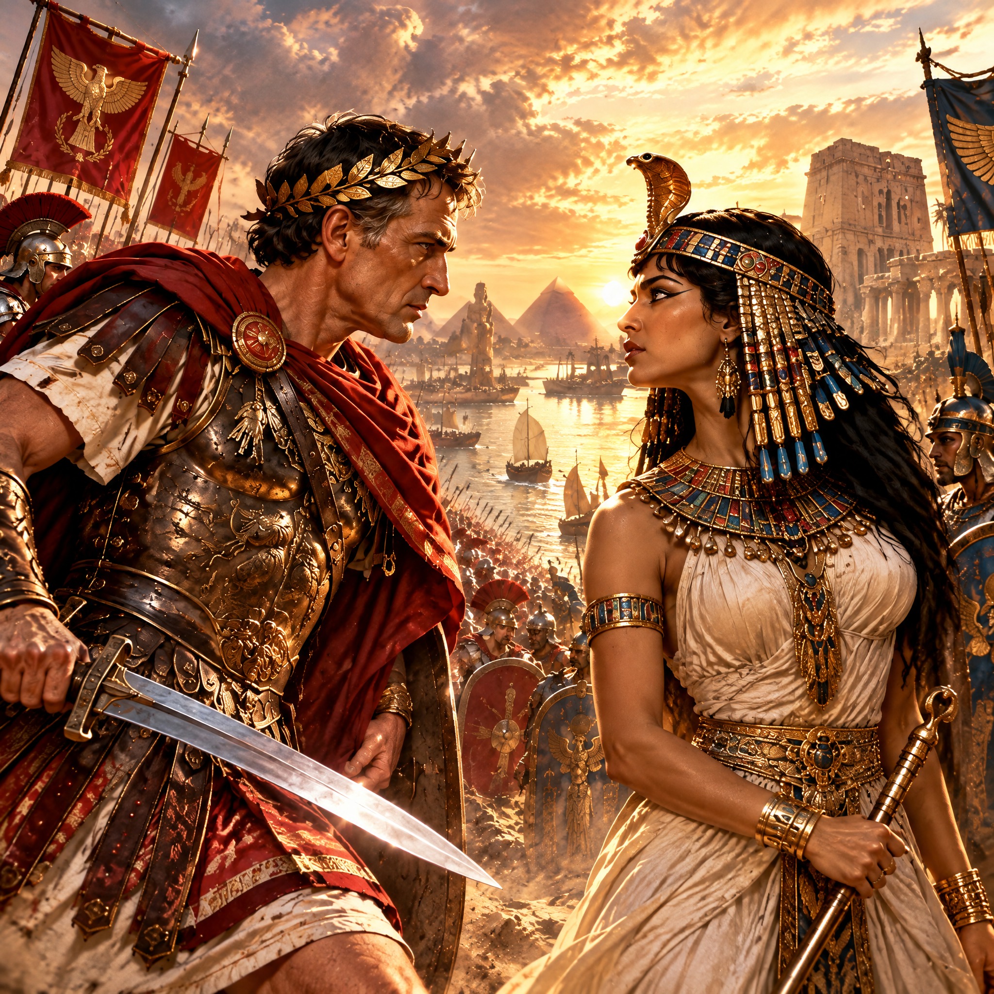CAESAR AND CLEOPATRA artwork