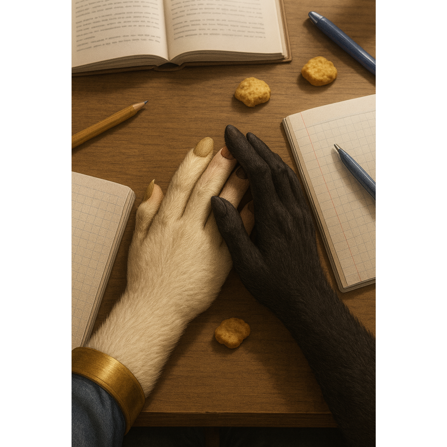 Your Hand touches mine artwork