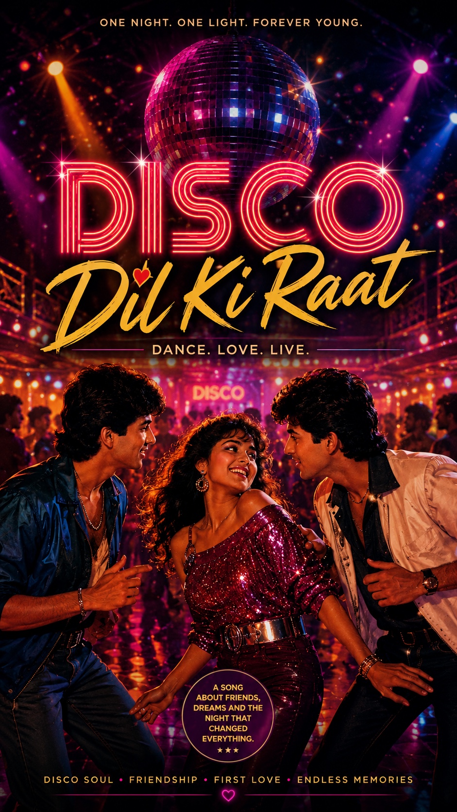 Disco Dil Ki Raat (Night of Dancing Hearts) artwork
