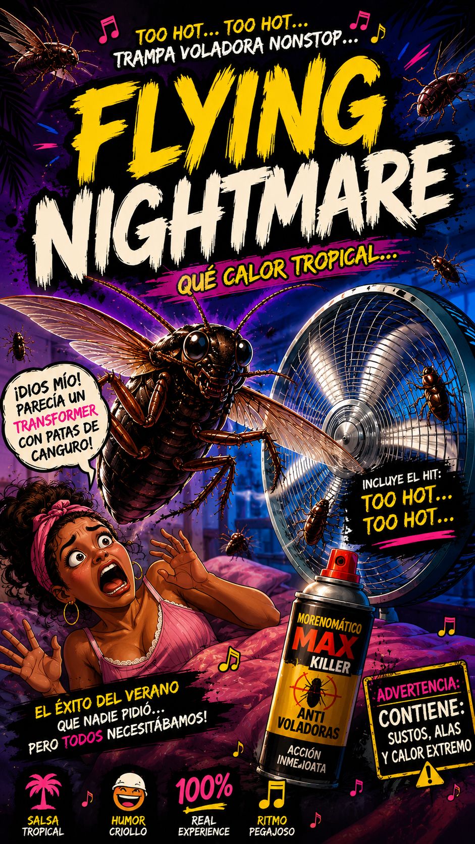 Flying Nightmare🪳 artwork