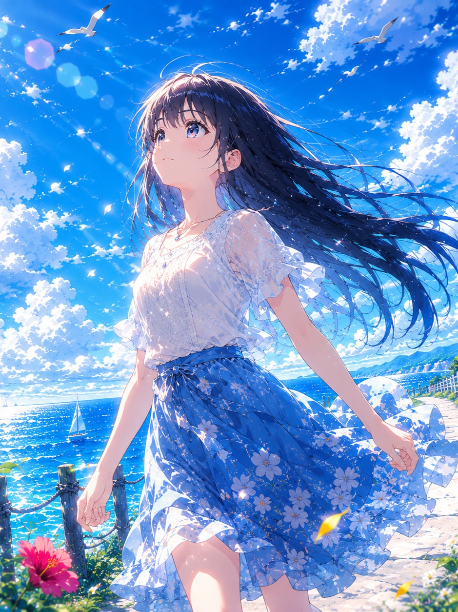 Summer sky artwork