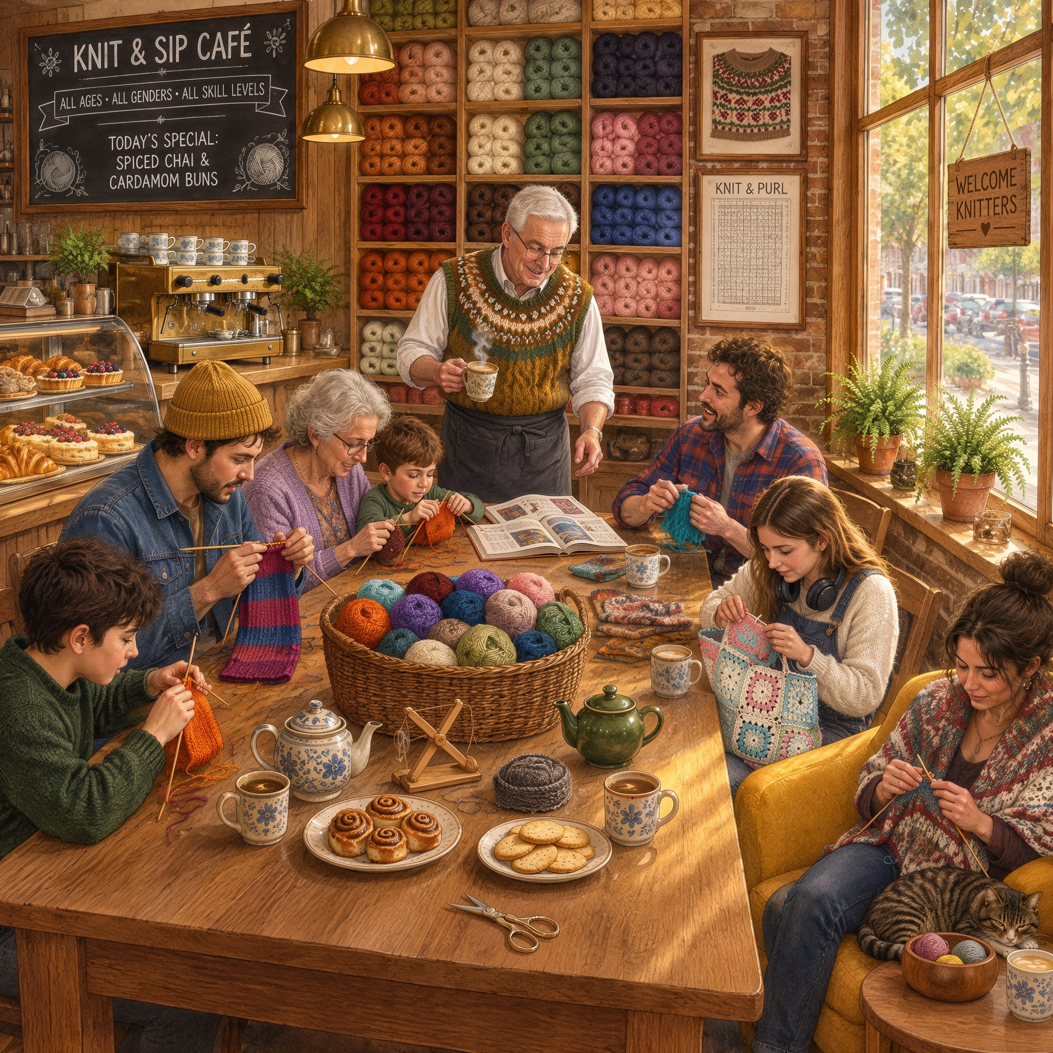 The Knitting Café artwork