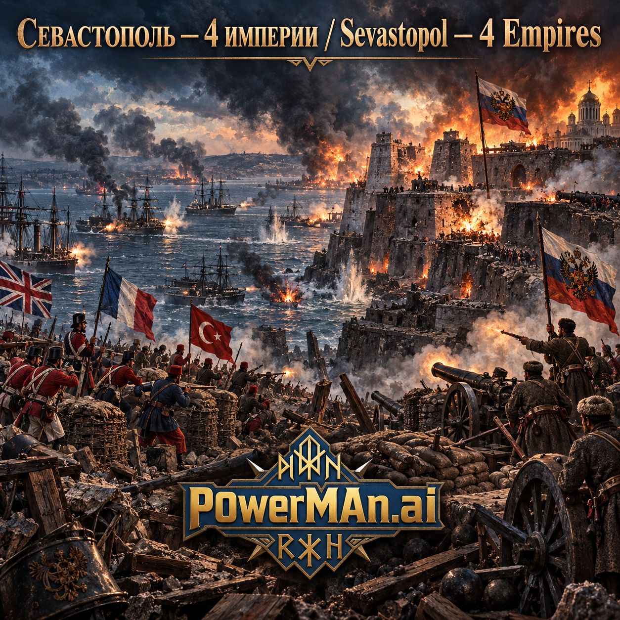 Севастополь — 4 империи / Sevastopol — 4 Empires artwork