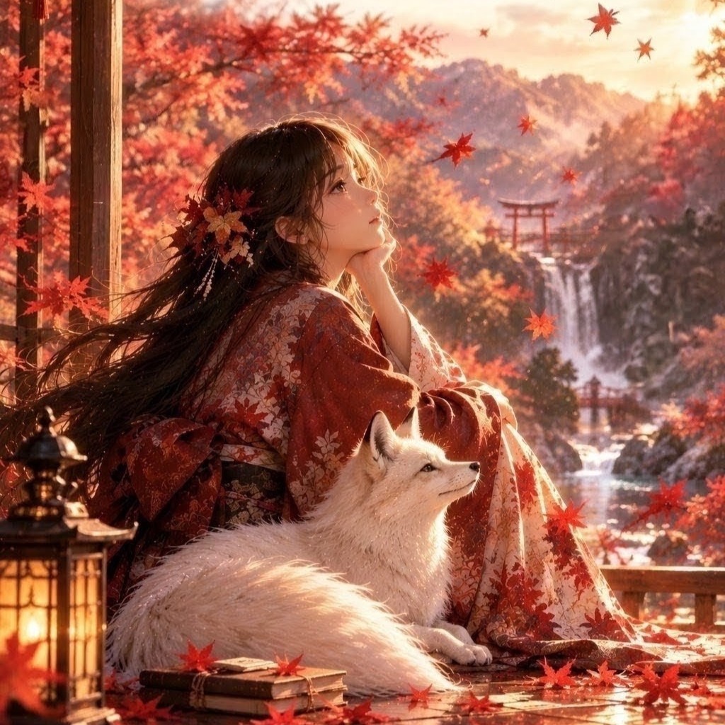 💎🍁 キヲクの紅葉— Crimson Leaves of Memory artwork