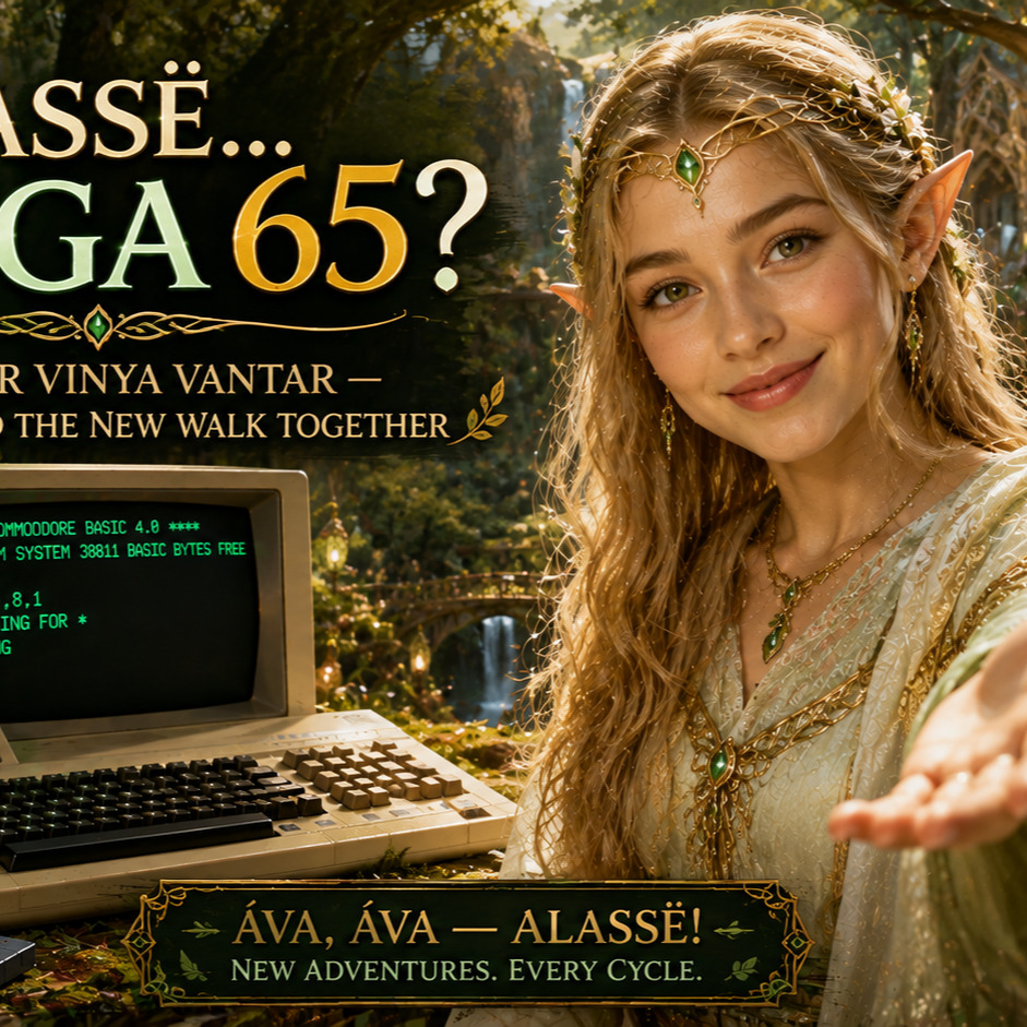 [Elvish - Quenya-inspired] MEGA 65, alassë? artwork