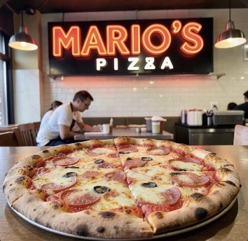 Mario's Pizza artwork