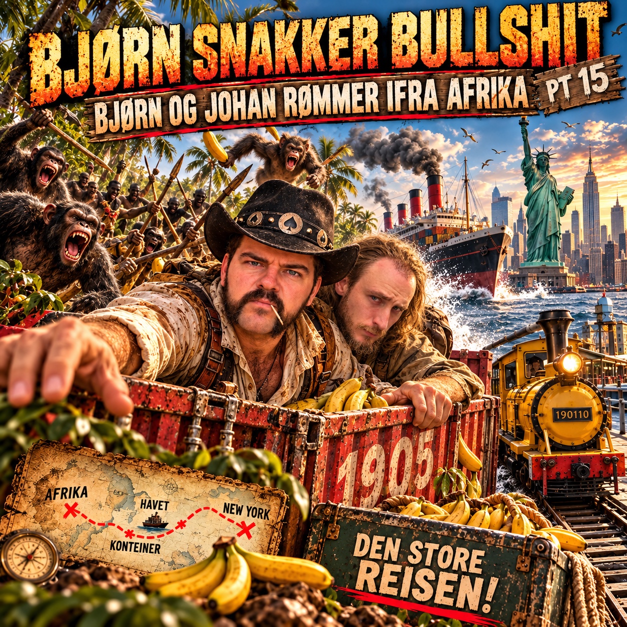 BJØRN SNAKKER BULLSHIT PT 15  BJØRN OG JOHAN RØMMER IFRA AFRIKA artwork